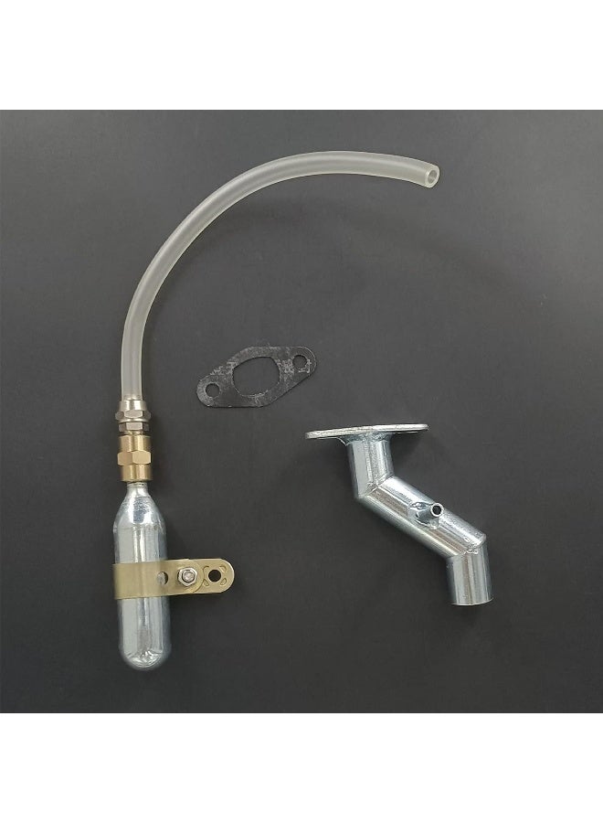 CDHPOWER Fuel Recycling Alum Manifold 32mm/40mm Intake Kit, 2 in 1, 2 Stroke Gas Engine Kit Motorized Bicycle 48cc/66cc/80cc/100cc - Image 3