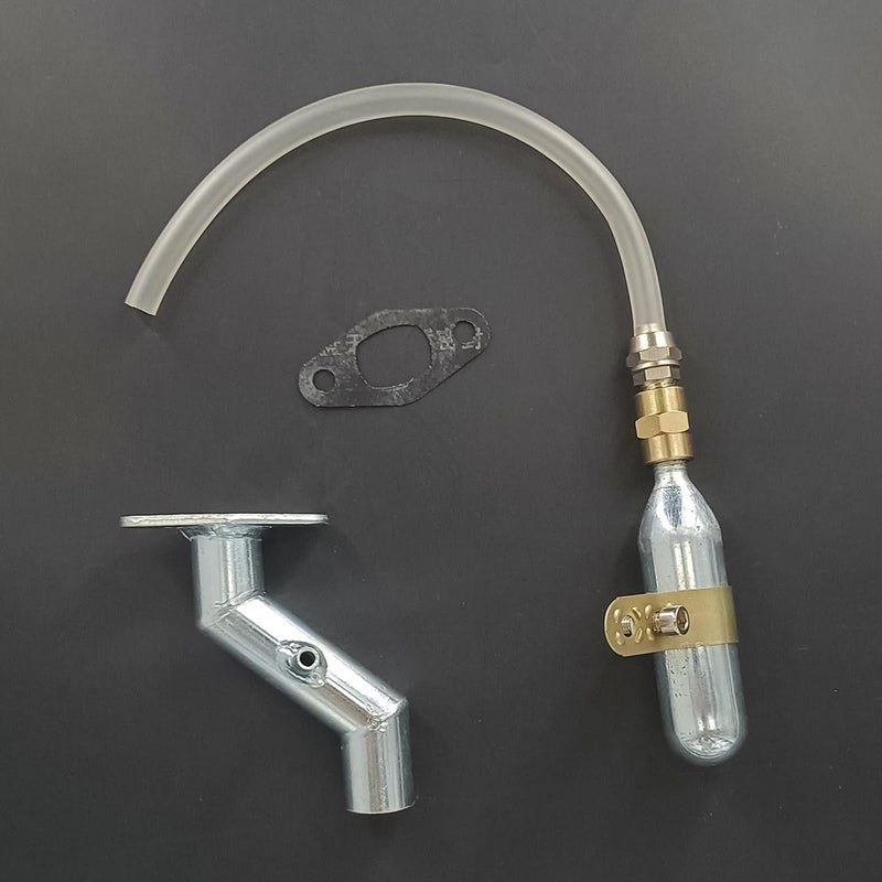 CDHPOWER Fuel Recycling Alum Manifold 32mm/40mm Intake Kit, 2 in 1, 2 Stroke Gas Engine Kit Motorized Bicycle 48cc/66cc/80cc/100cc - Image 1