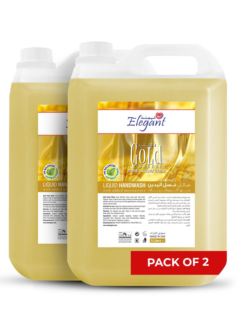 Elegant - Elegant 5 Liter Handwash Gold Pack of 2 - Image 1