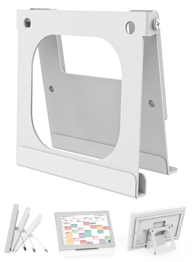 LANGZIHT Adjustable Desktop Stand Compatible with 15'' Smart Family Calendar - Heavy-Duty Metal, Infinite Tilt Adjustment - Premium Accessory for Digital Calendar - Image 1