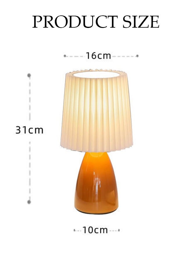DUNISO Table Lamp Bedside Table Lamp with 3 Colors Rechargeable Lamp, Portable RetroTable Lamp for Bedroom, Desk Lamps for Bedroom Living Room Dinner Bar - Image 3