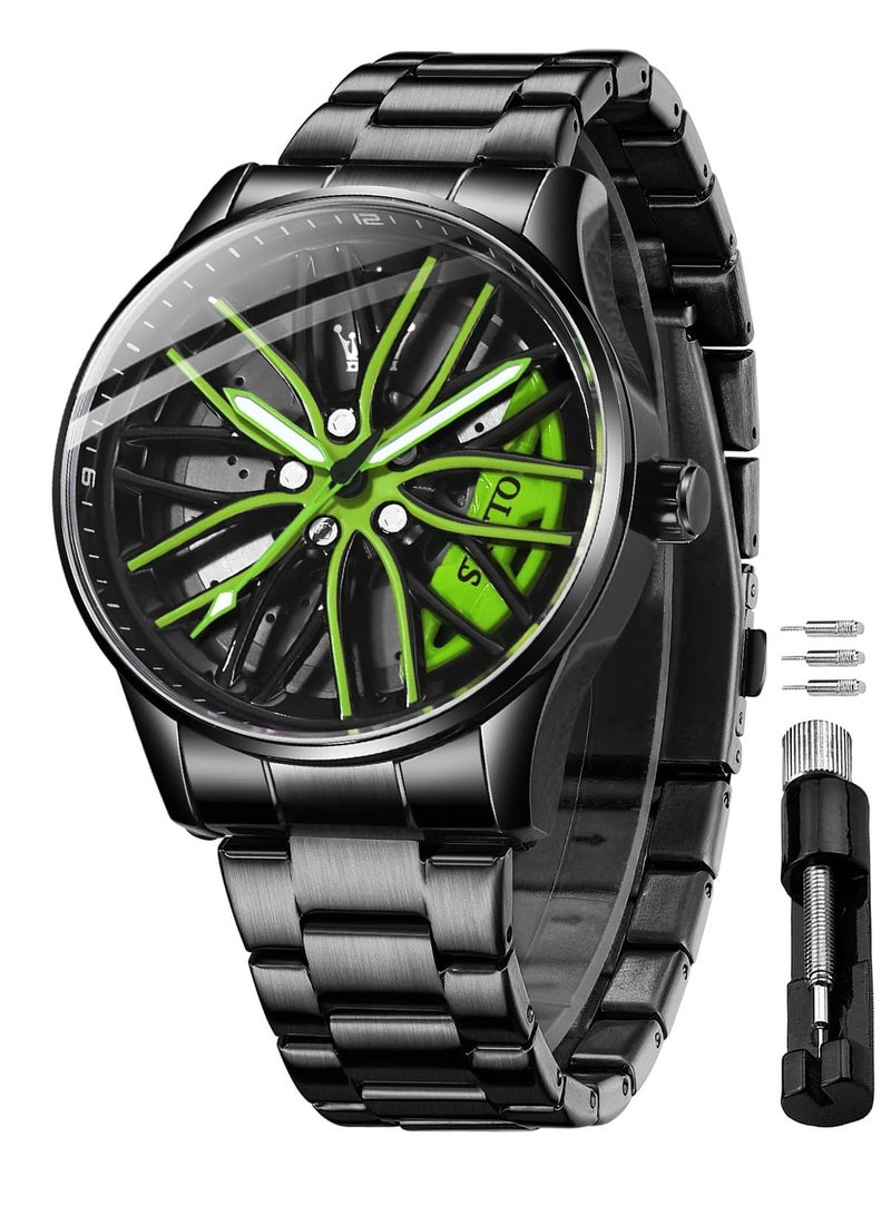 OLEVS Men's Luminous Waterproof Stainless Steel Fashion Watch 9937 - Image 1