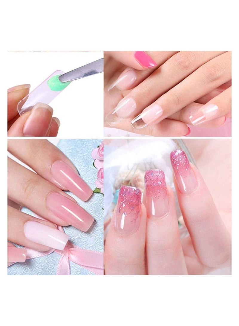 Remy Belle Dual-Ended Poly Gel Brush and Picker 2 in 1 Designs Brushes Stainless Steel Tool for UV Gel Acrylic Nails Extension - Image 4