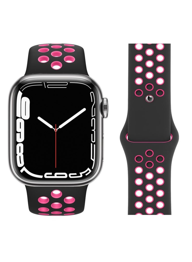 بيرفيي 8 قطع لتبديل سوار الساعة لساعة Apple Watch بأحجام 49/45/44/42 ملم من السلسلة 8/7/6/5/4/SE. - Image 3