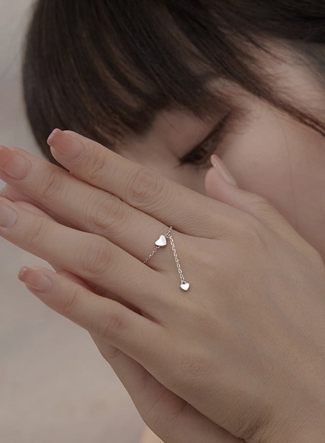 Depend Stylish Silver Stainless Steel Ring For Women One Size  - Image 5