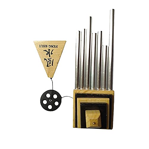 Ripe India® Feng Shui Vastu 7 Pipe Wind Chime for Balcony Window and Aluminum Wind Chime Positive Energy Silver Color 60 Cm - Image 2
