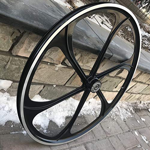 CDHPOWER 26" Bicycle Rear Mag Wheel 135mm for Rotary Freewheel,Aluminum Alloy Black Rear Bike Rim - Image 5