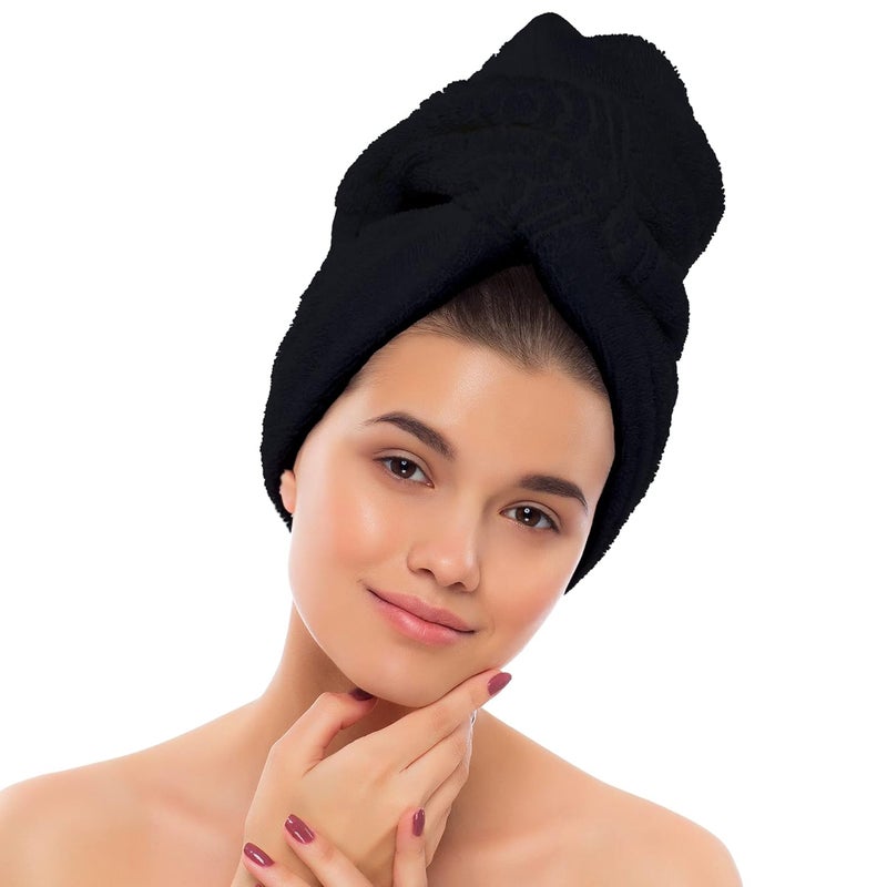 Eurow Microfiber Salon Towels – Bleachproof, Ultra Absorbent & Quick Drying – Soft, Lightweight & Durable for Hair Styling, Beauty, Barber & Spa Use, 16 x 29 Inches, 10-Pack, Black - Image 2