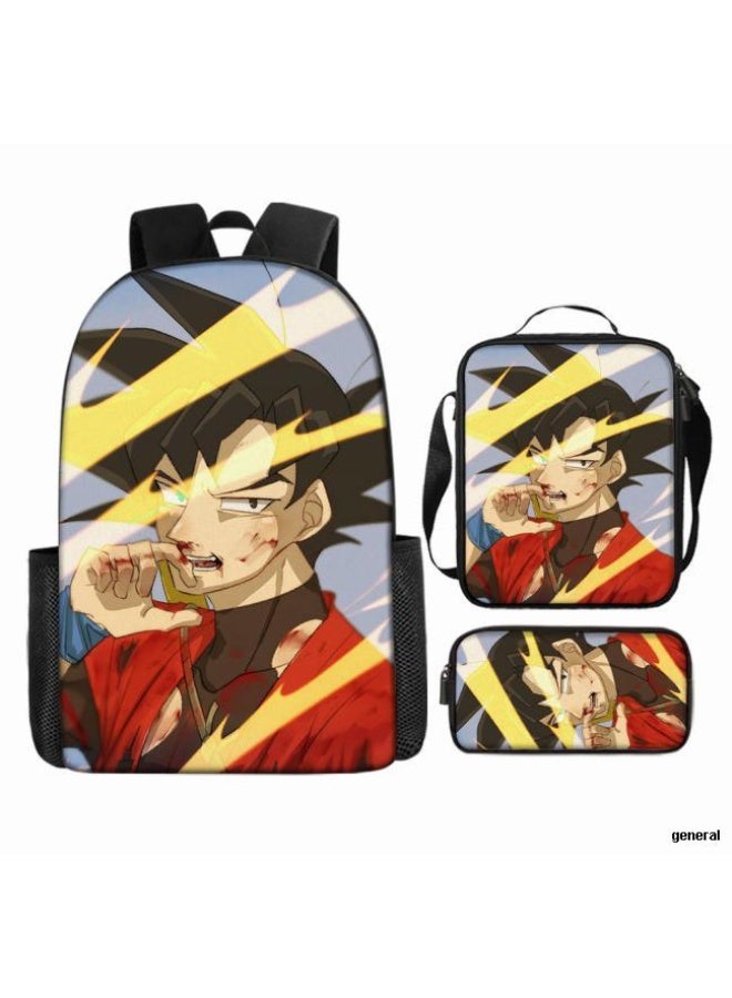 general Common universal printed backpack - three-piece backpack combination (available for students, children, friends on outings, mountain climbing, etc.) - 94 - Image 1