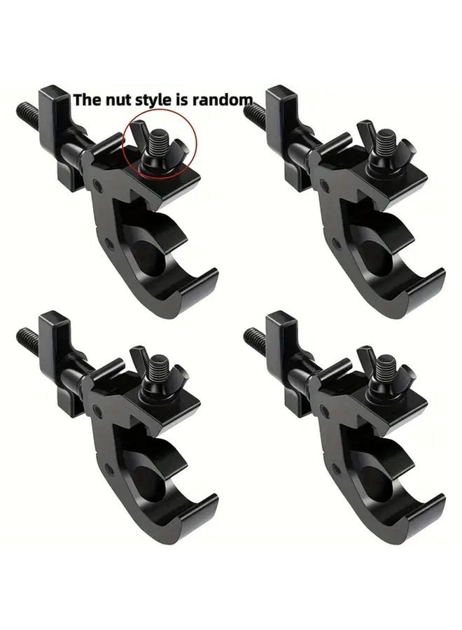 Heavy Duty Truss Clamp 330 lb Aluminum Alloy DJ Light Clamps Silver Pack of 4 - Image 3