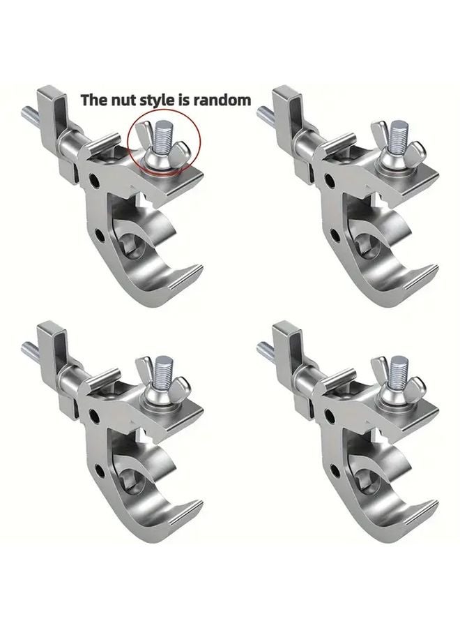 Heavy Duty Truss Clamp 330 lb Aluminum Alloy DJ Light Clamps Silver Pack of 4 - Image 5