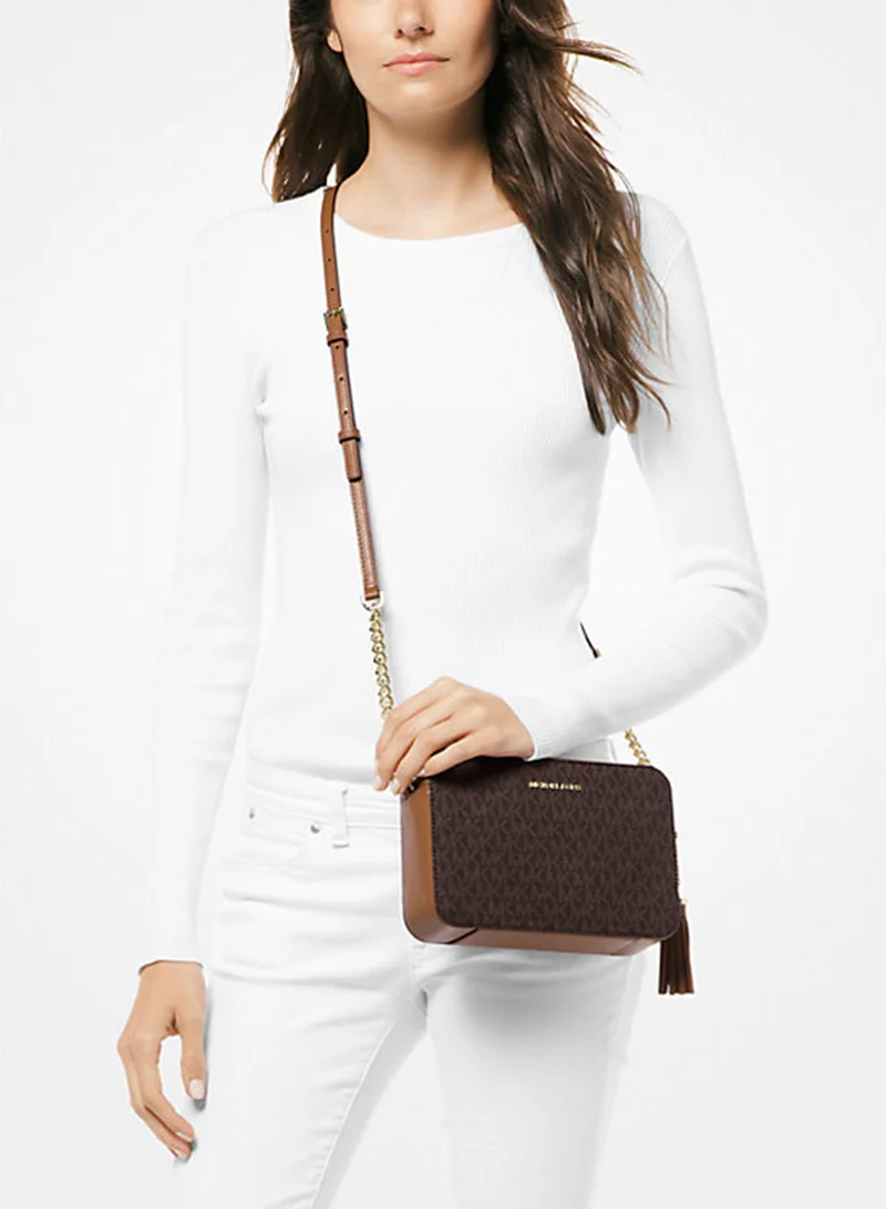 Michael Kors Logo Medium Jet Set Camera Bag
