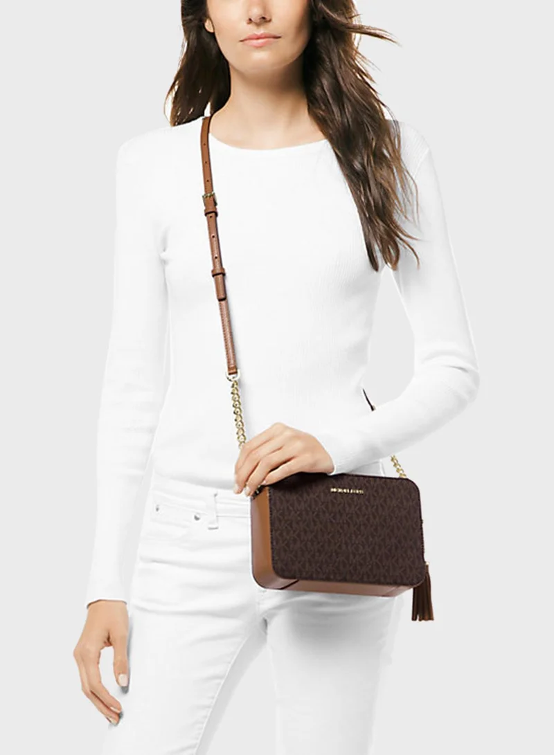 Michael Kors Ginny - Medium Logo Crossbody Bag