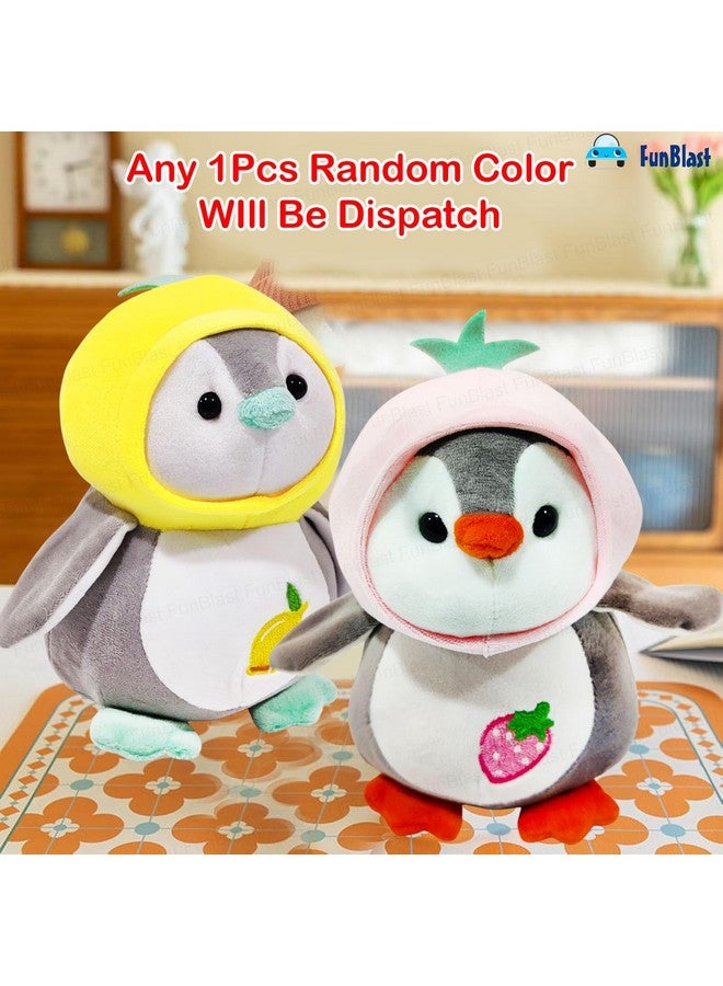 FunBlast Cute Fruity Penguin Soft Toy - 20 CM Stuffed Penguin for Kids, Stuffed Plush Toys, Fluffy Soft Toys for Girls, Boys, Kids, Huggable Plush Toys, Home Decor Soft (Random Color) - Image 4