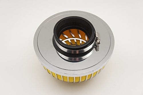 Autobahn88 Mushroom High Flow Air Intake Filter, 3" (76mm) Inlet, Oil-Free (Yellow) - Image 2