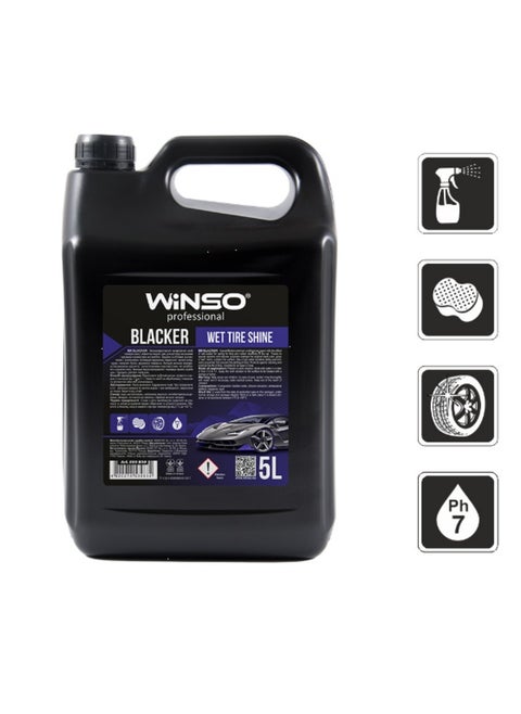 Tire maintenance Professional Blacker Wet Tire Shine 5L