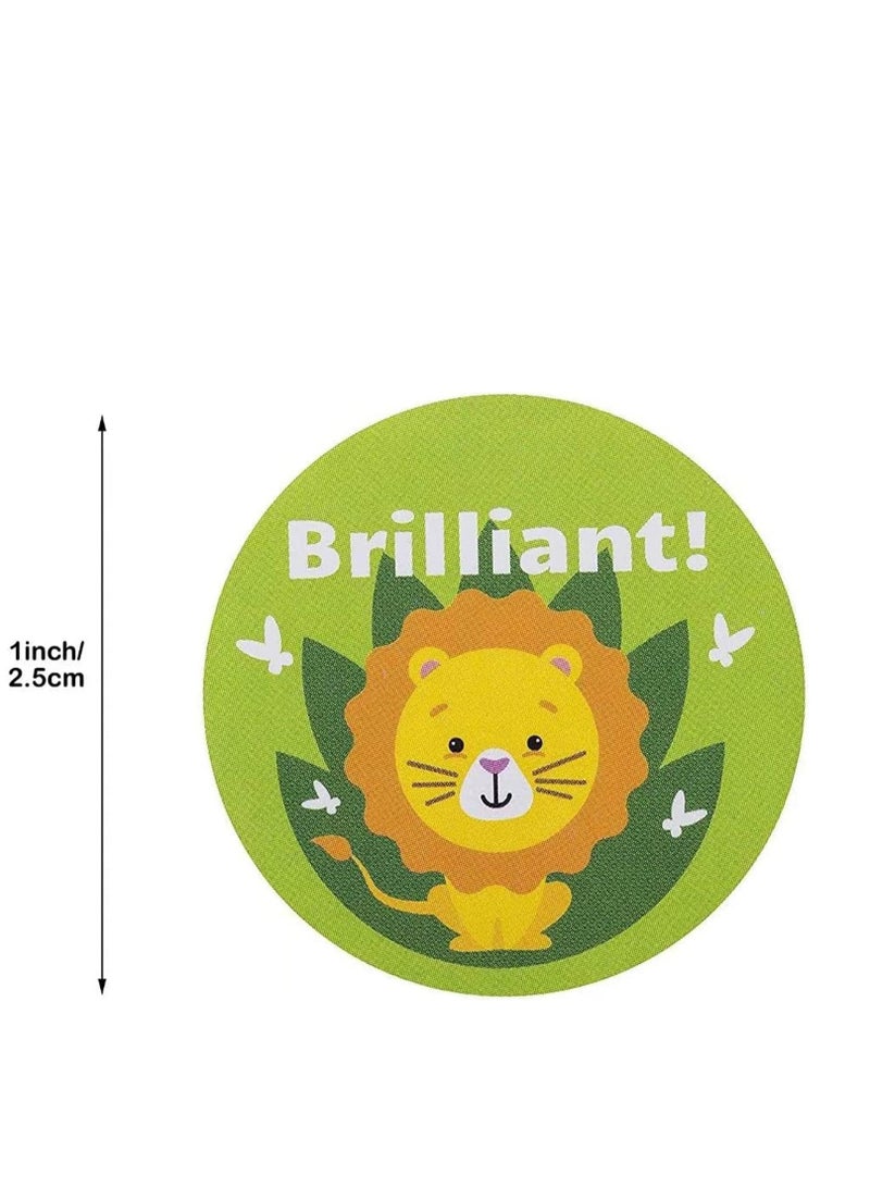 SYOSI Reward Stickers for Teachers, 500 Stickers for Kids in 8 Designs, 1 Inch School Stickers on Sheets. Teacher Supplies for Classroom, Potty Training Stickers, Motivational Stickers - Image 5