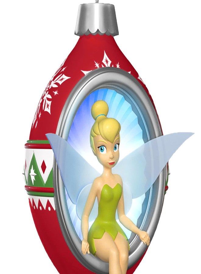 Hallmark Keepsake Christmas Ornament 2025, Disney Tinker Bell Trimming The Tree with Tink with Light, Gifts for Disney Fans - Image 5