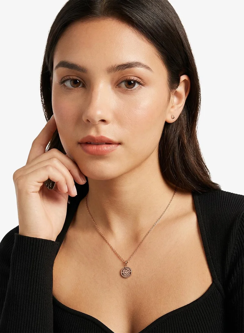 Ted Baker  MONELLA: Monogram Button Pendant Necklace for Women | Best Price UAE