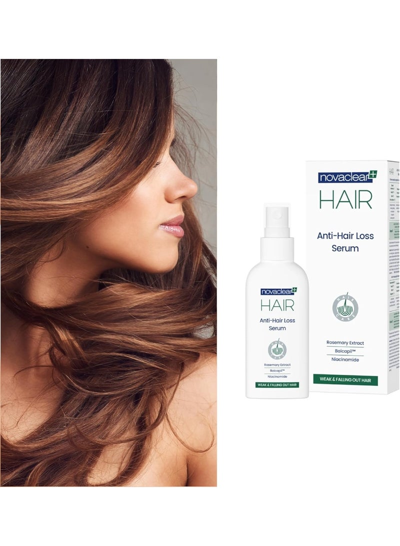 Novaclear Anti-Hair Loss Serum – Hair Strengthening & Density Boosting Serum with Baicapil™ and Botanical Extracts – 100 ML - Image 4