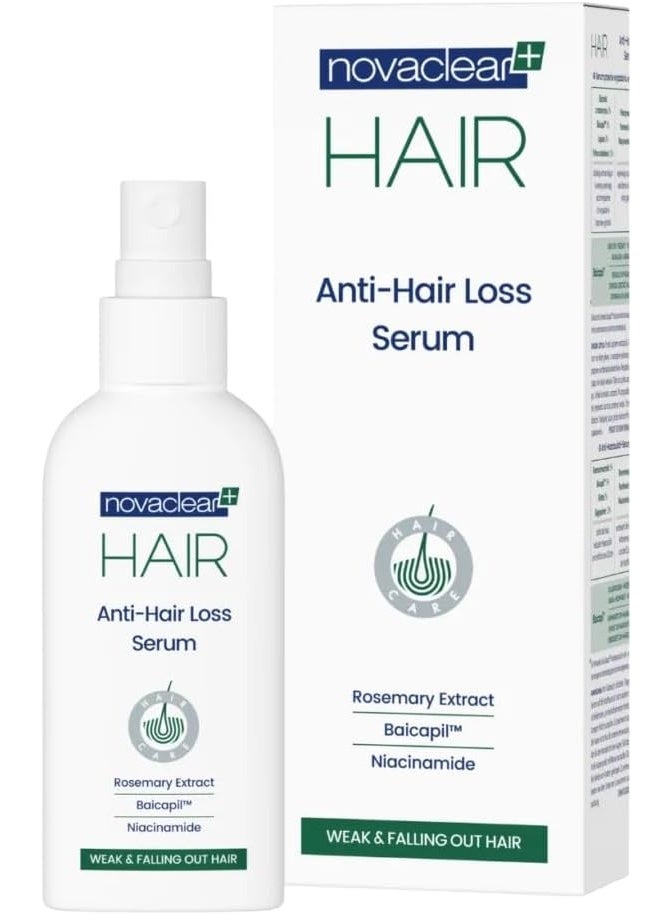 Novaclear Anti-Hair Loss Serum – Hair Strengthening & Density Boosting Serum with Baicapil™ and Botanical Extracts – 100 ML - Image 1