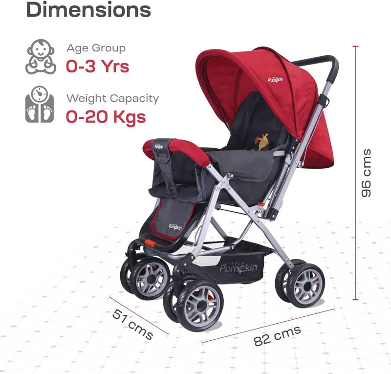 Little Pumpkin Kiddie Kingdom Baby Stroller - Image 3