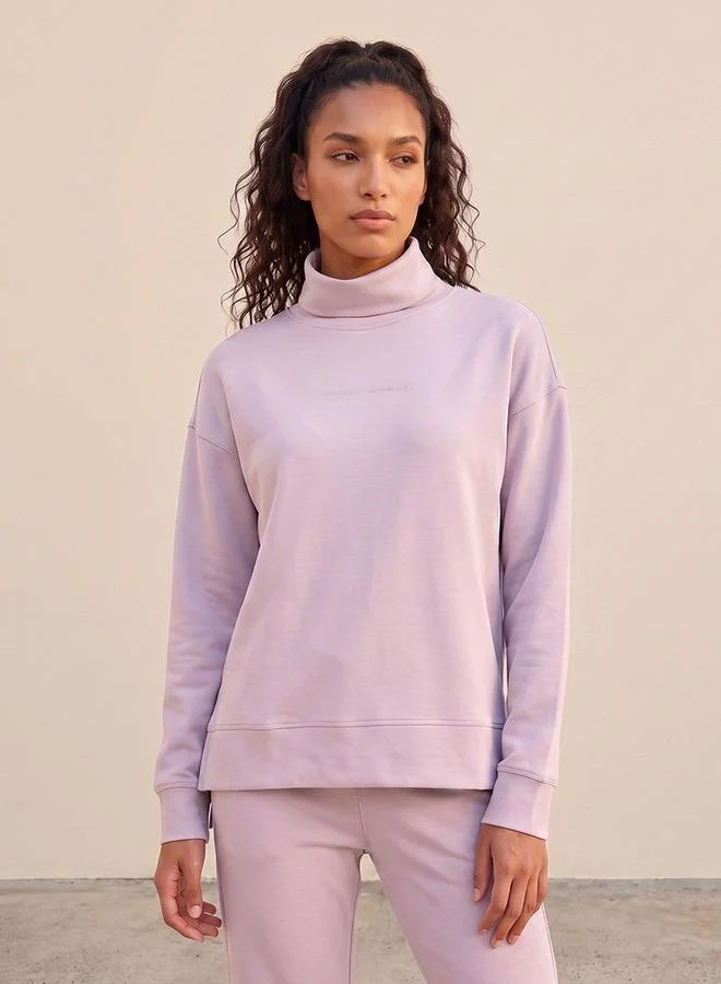 سبلاش اكتف Sweatshirt with Turtle Neck