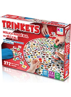 Apexma Trinkets Bell Visual Attention Reflex Box Game - Fun Attention and Observation Game 