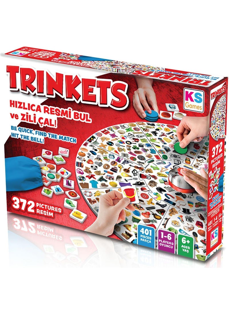 Apexma - Trinkets Bell Visual Attention Reflex Box Game - Fun Attention and Observation Game - Image 1