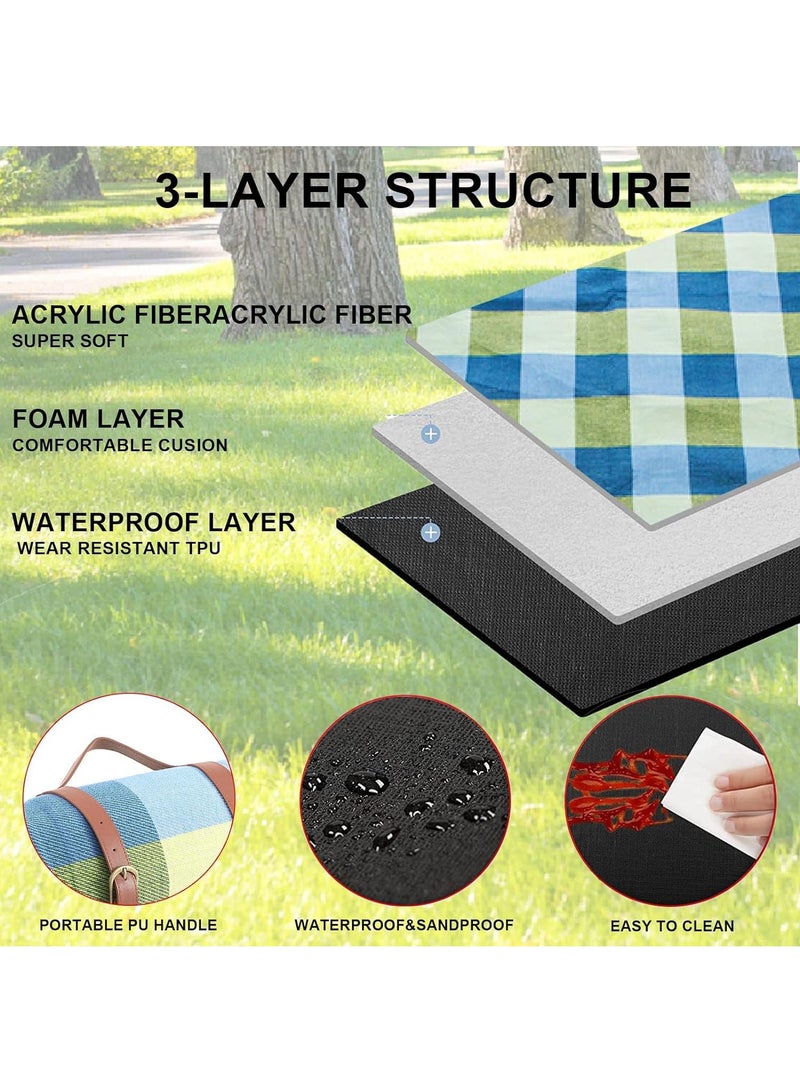 Y&D 150x200cm Outdoor Picnic Moisture Proof Foldable Camping Tent Floor Mat - Image 2