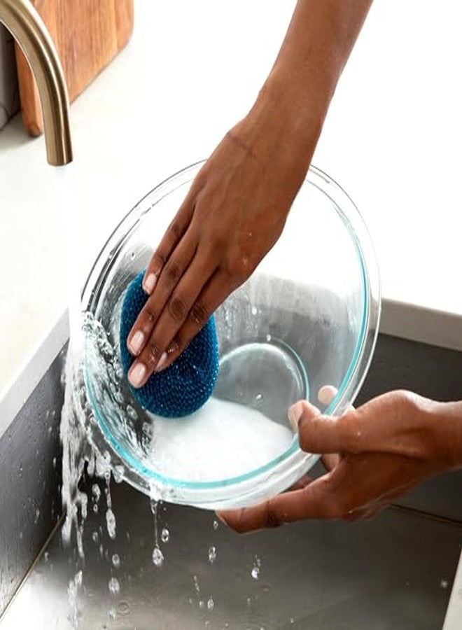 Full Circle Clean Ocean Netted Scrubbers - Set of 3 Dish Scrubbers. Non-Stick Safe. Quick Drying. Odor Resistant. Made Out of 100% Recycled Fishing Nets. Dishwasher Safe - Image 3