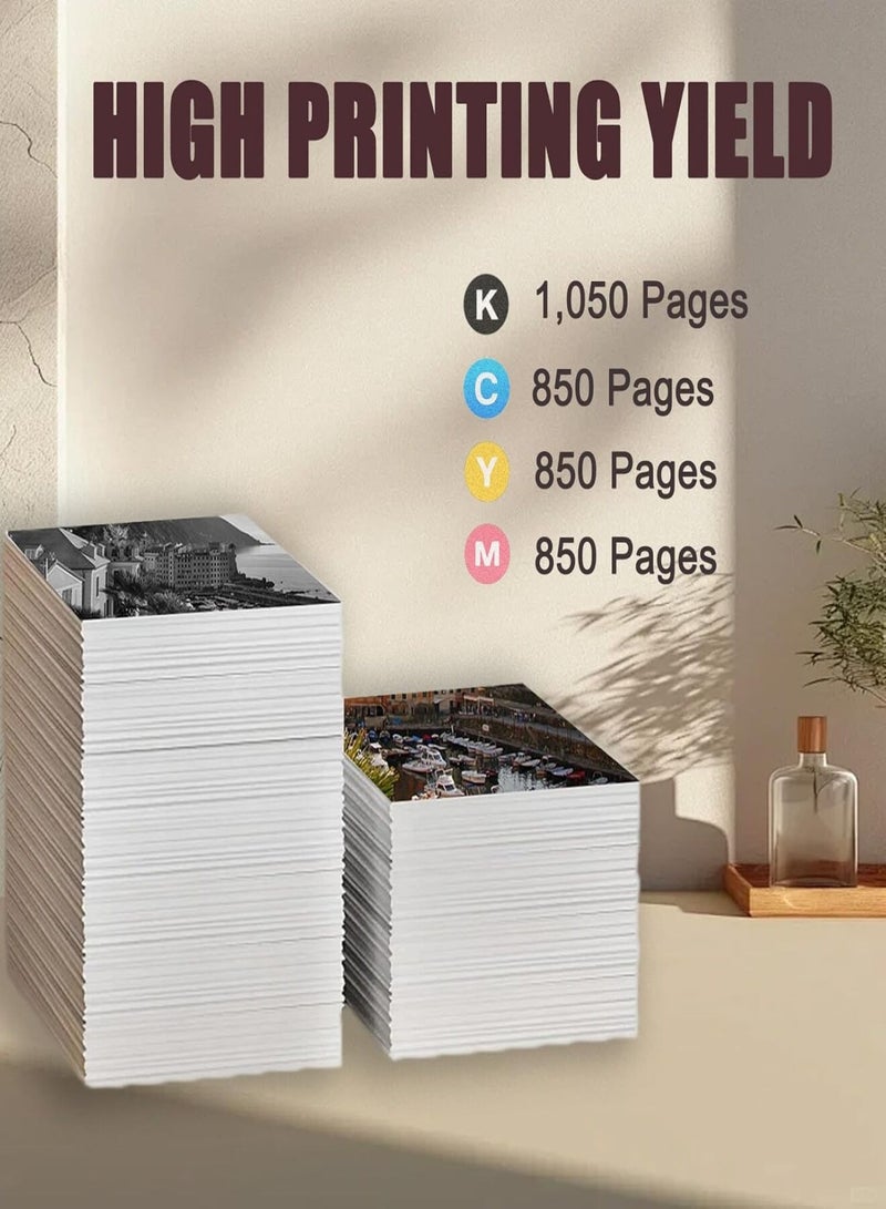 Replacement CF216A Toner Set (W2410A, W2411A, W2412A, W2413A) - Four Colors (Black, Cyan, Yellow, Magenta) - High-Quality Printing Compatible with HP MFP M182 and MFP M183 Printers - Image 3