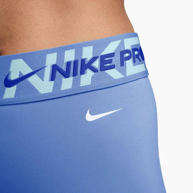 Nike Women's Pro Mid-Rise Graphic Biker Shorts