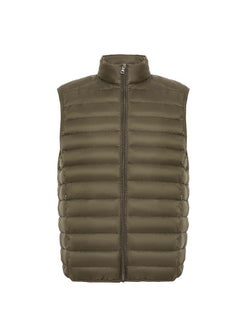 Autumn Winter Men Stand Collar Sleeveless Warm Vest