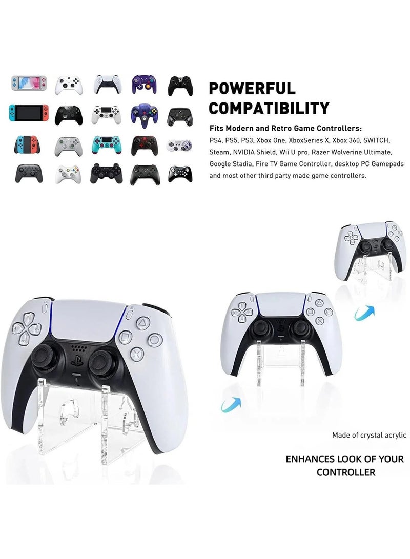 حامل يد تحكم ألعاب أكريليك يثبت على الحائط لجهاز PS5 PS4 Xbox Switch عالمي - Image 1