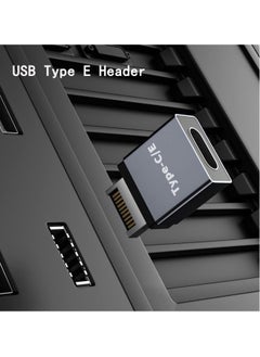 ماركة غير محددة محول تمديد USB 3.1 Type-E إلى Type-C (قطعتان)، منفذ Type-E ذكر إلى منفذ Type-C أنثى ومنفذ Type-E أنثى إلى منفذ Type-C ذكر (10 جيجابت في الثانية)  - Image 5