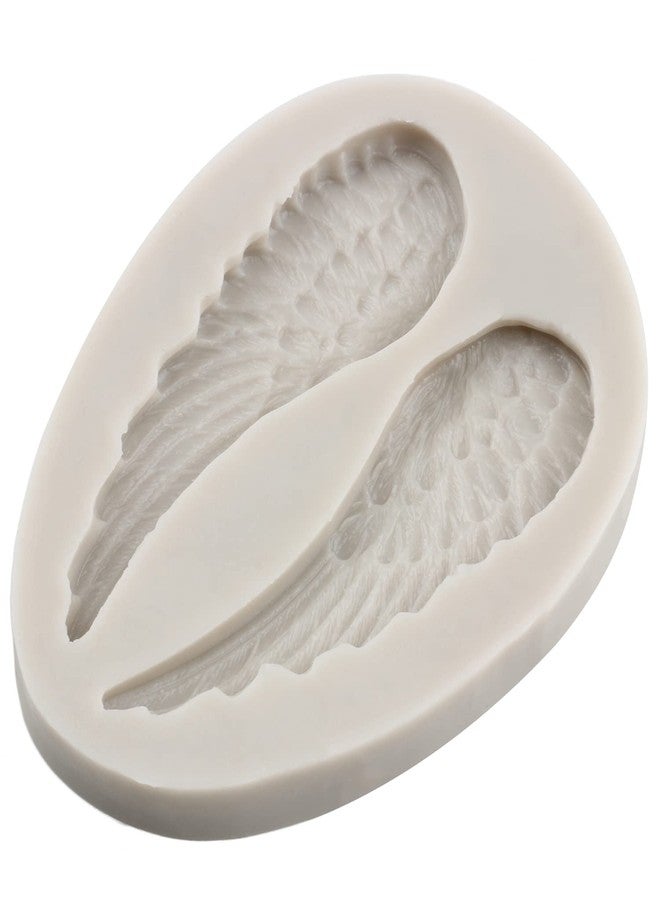 MINFEIDMS Angel Wing Fondant Silicone Molds For Cake Decorating Cupcake Topper Candy Chocolate Gum Paste Polymer Clay Set Of 1 - Image 4