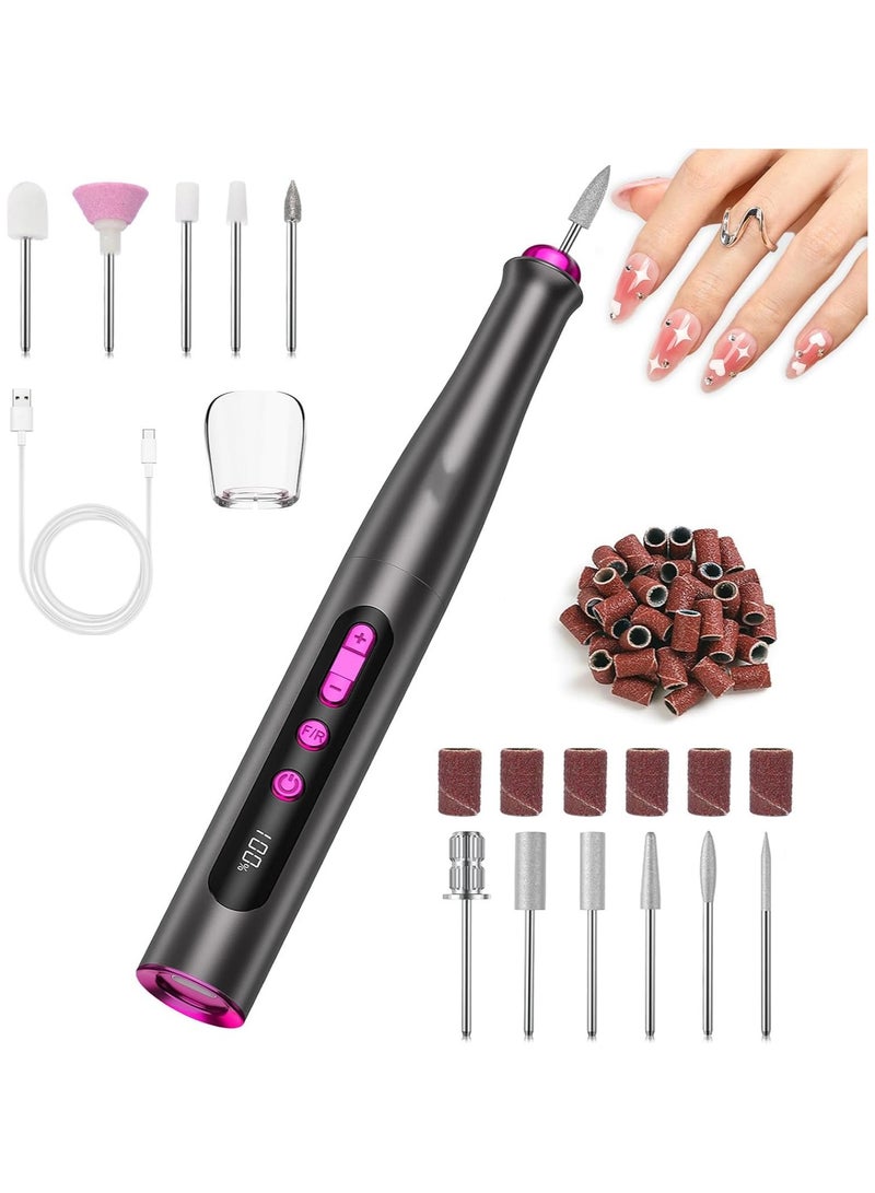 general Wireless Electric Nail Drill, Professional Acrylic Nail Drill, Rechargeable Portable Nail File Set, Nail & Foot Polishing Tools - Image 1