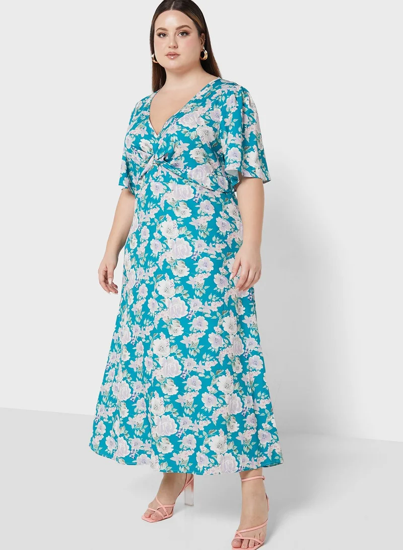 Ella Plus Floral Print Dress