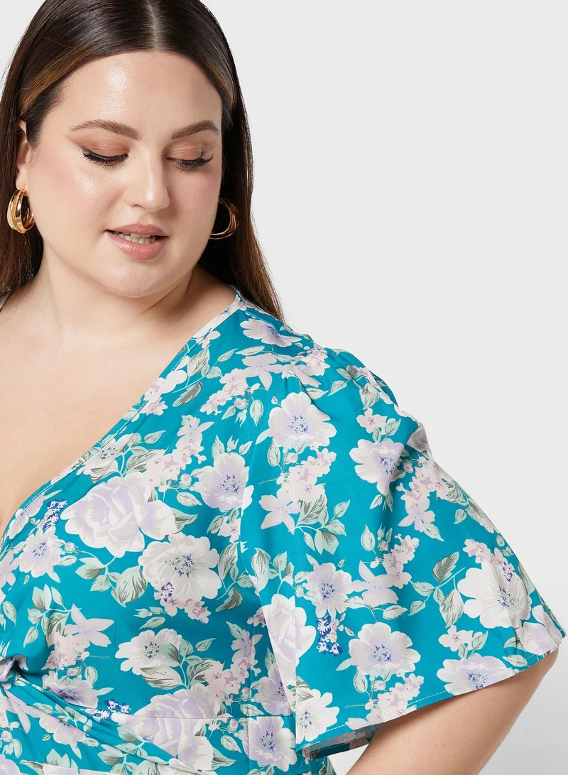 Ella Plus Floral Print Dress