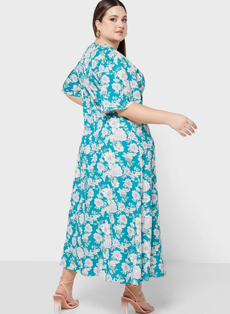 Ella Plus Floral Print Dress
