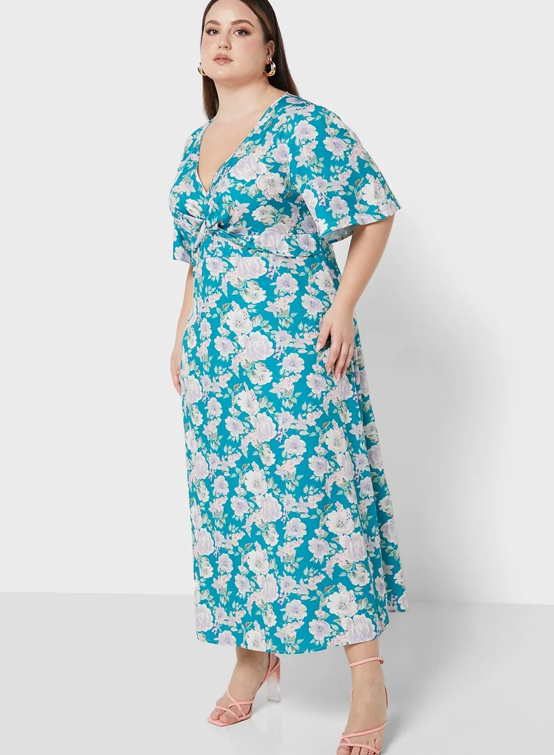 Ella Plus Floral Print Dress