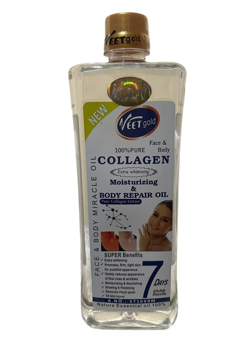 فيت جولد زيت الكولاجين لترطيب وإصلاح الجسم 1000 مل