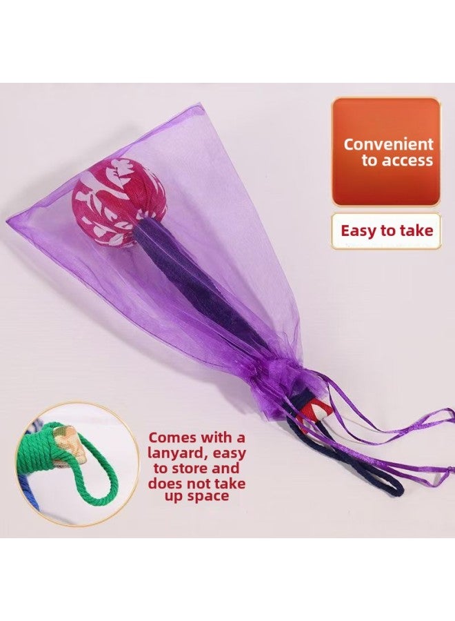 إسكدنيا مطرقة عشبية ماي، مطرقة يدوية لتدليك الجسم بالكامل، مطرقة منزلية لضرب الظهر، عصا تدليك ميريديان مصنوعة يدويًا، مطرقة للحفاظ على الصحة - اللون: أحمر - المواصفات: واحدة - Image 3