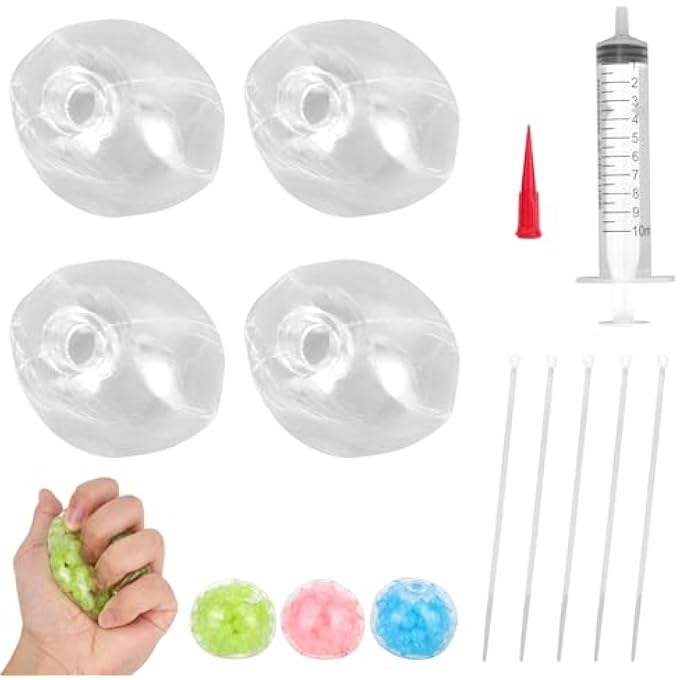 Fukaisu 14pcs DIY Squishy Making Kits, Make Your Own Squishy Kit with Vacuum Tool Cable Tie TPR Skins Fillers for Adults & Kids - Image 1