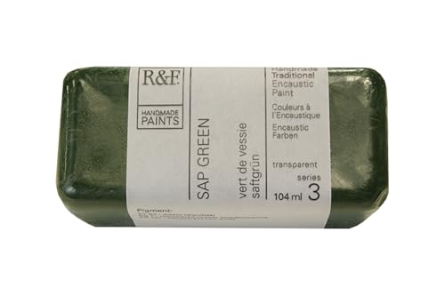 R&F Artist Encaustic Paint, Sap Green, 104 ml - Image 1