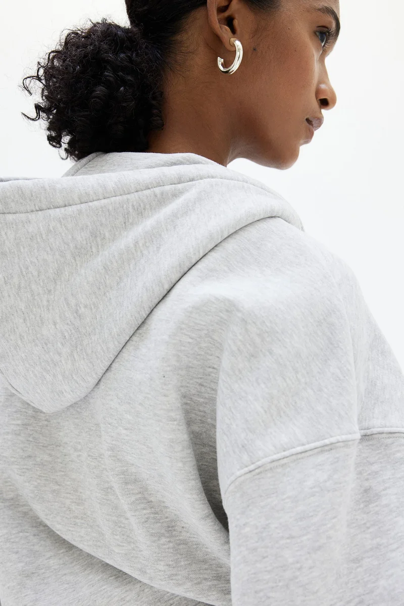 H&M Oversized Zip-Through Hoodie