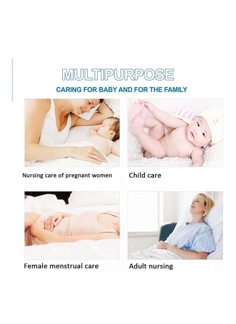 A TO Z A to Z - Disposable Changing Mat size (45cm x 60cm) Large- Premium Quality for Baby Soft Ultra Absorbent Waterproof - Pack of 160 - White  - Image 4