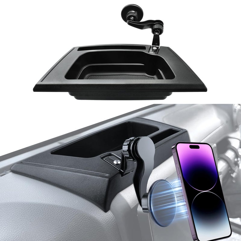 ZKJAYOE Magnetic Phone Mount for Jeep 2011-2017 Wrangler JK JKU - Dashboard Phone Holder with Magsafe for Jeep Wrangler Accessories (Not for JL JLU JT) - Image 1