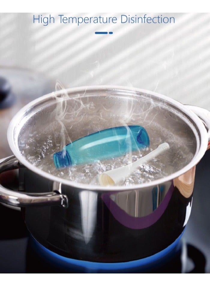 ووتر بالس بخاخ بيديه محمول للسفر للمرحاض، تنظيف/تهدئة العناية الشخصية بعد الولادة/رعاية الطفل، مع زجاجة بيديه محمولة، سعة 450 مل - Image 4